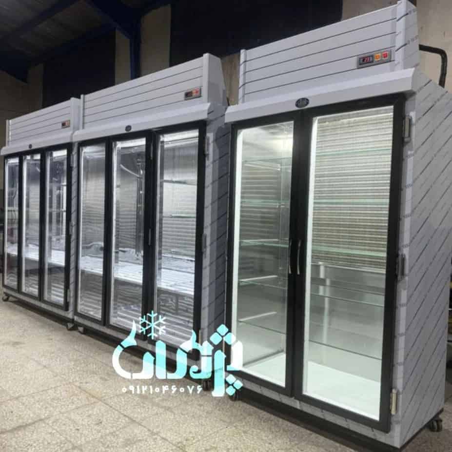 یخچال و فریزر ایستاده و مکعبی